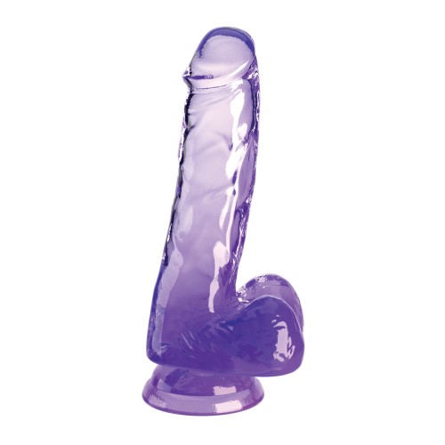 Dildo King Cock Clear de 6 Pulgadas para el Placer Máximo