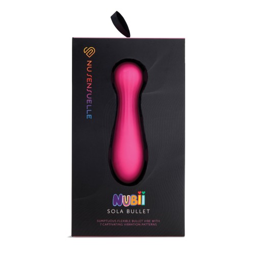 Nu Sensuelle Sola Nubii Flexible Bullet - Pink