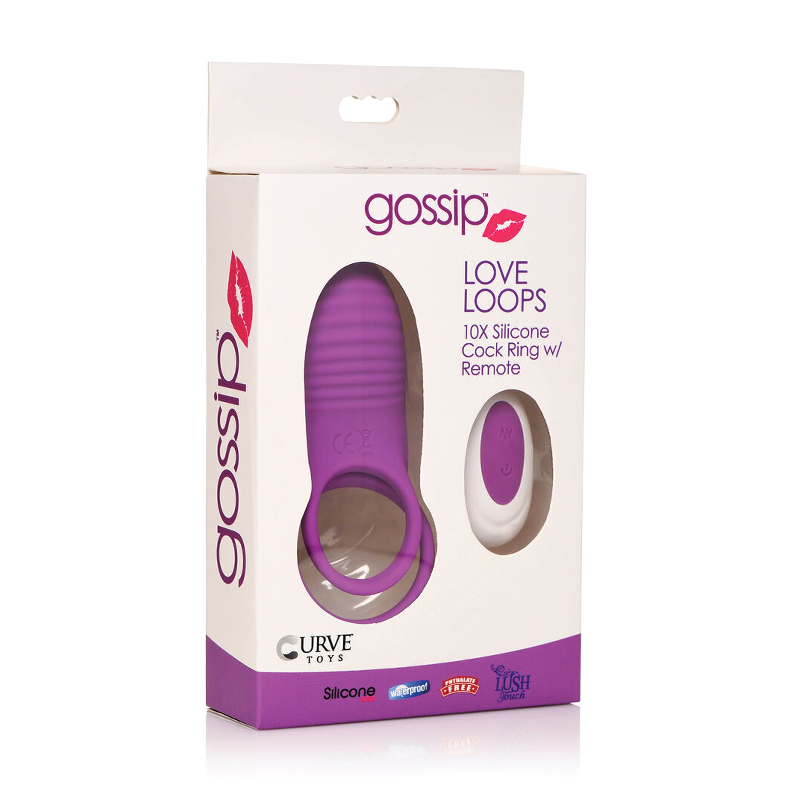 Gossip Love Loops Cock Ring for Enhanced Pleasure