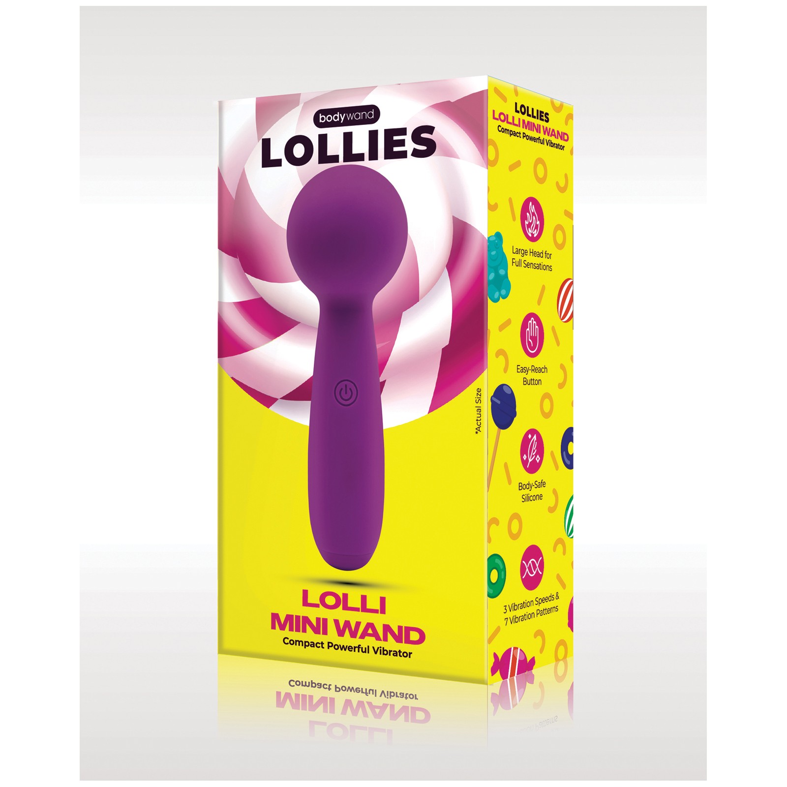 Bodywand Lolli Mini Vibrador de Varita Morado