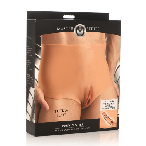 Panties de Silicona Master Series Grande para Placer Único