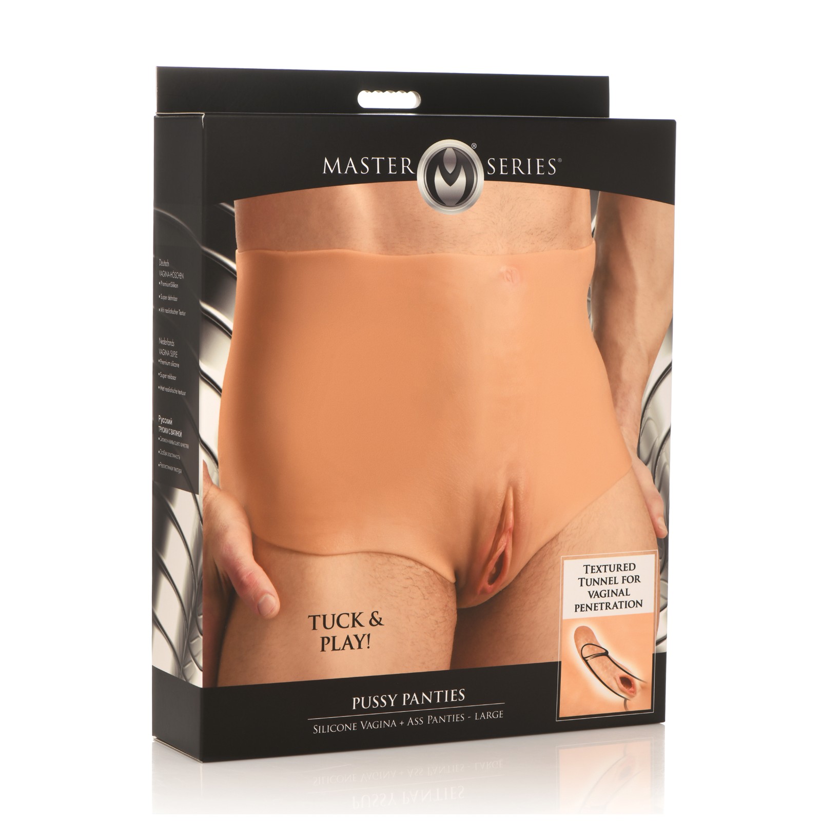 Panties de Silicona Master Series Grande para Placer Único