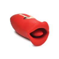 Shegasm Lickgasm Beso + Cuenta Estimulador Clitoriano de Silicona - Rojo