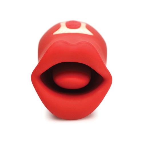 Shegasm Lickgasm Beso + Cuenta Estimulador Clitoriano de Silicona - Rojo