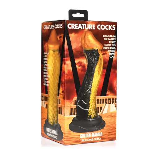 Creature Cocks Golden Mamba Silicone Toy