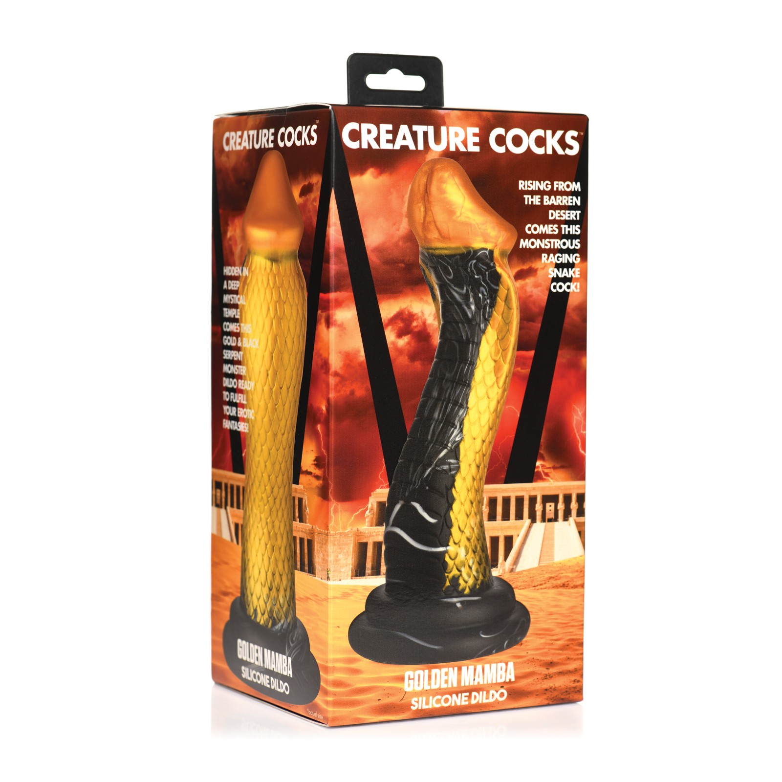 Creature Cocks Golden Mamba Silicone Toy