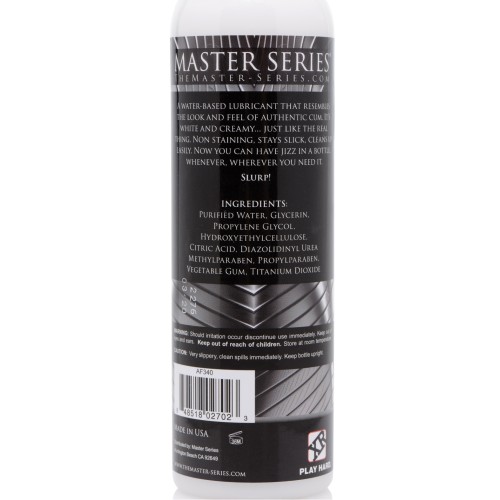 Lubricante Master Series Jizz Sin Fragancia 8 oz