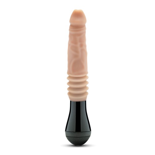 Blush Dr. Skin Dr. Knight Vibrating Dildo - Beige