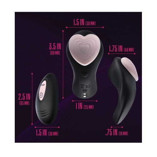 Heartbeat Panty Vibe with Remote - Discreet Pleasure