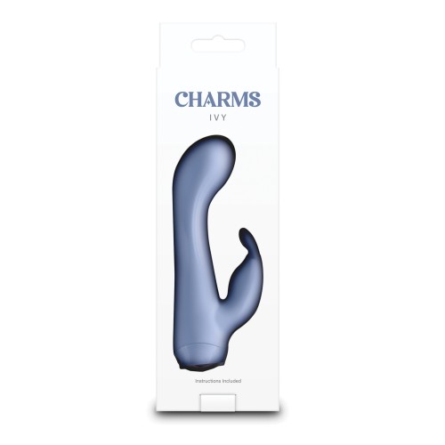 Charms Ivy Compact Vibrator - Blue for Pleasure