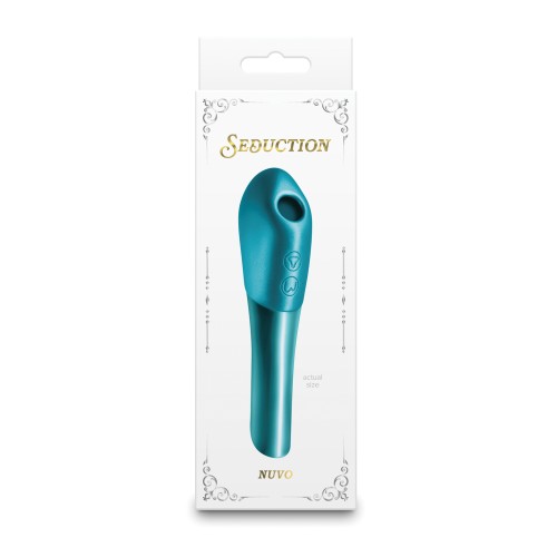 Seduction Nuvo - Mini Vibrador de Doble Motor en Azul Metálico