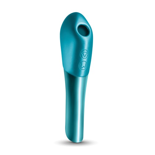 Seduction Nuvo - Mini Vibrador de Doble Motor en Azul Metálico