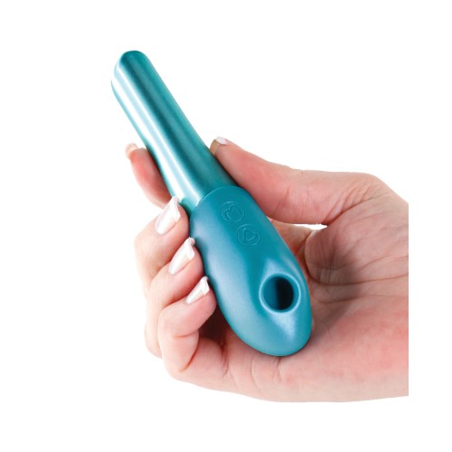 Seduction Nuvo - Mini Vibrador de Doble Motor en Azul Metálico