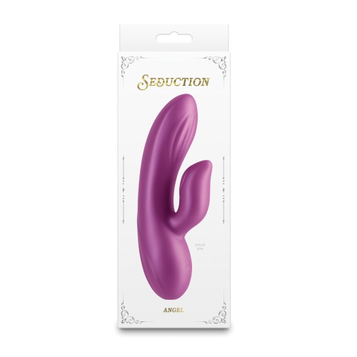 Seduction Angel Rabbit Vibrator - Metallic Magenta