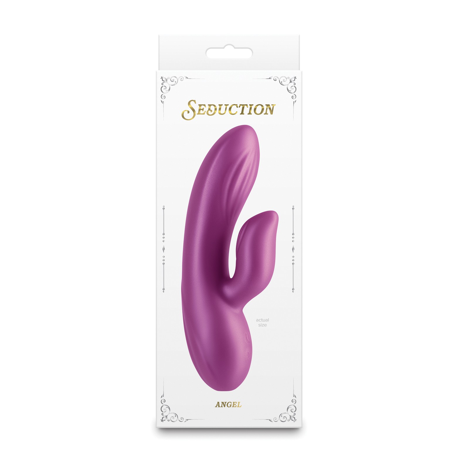 Seduction Angel Rabbit Vibrator - Metallic Magenta