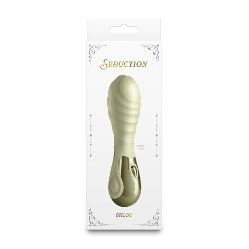 Seduction Chloe Vibrador Crema Metálica