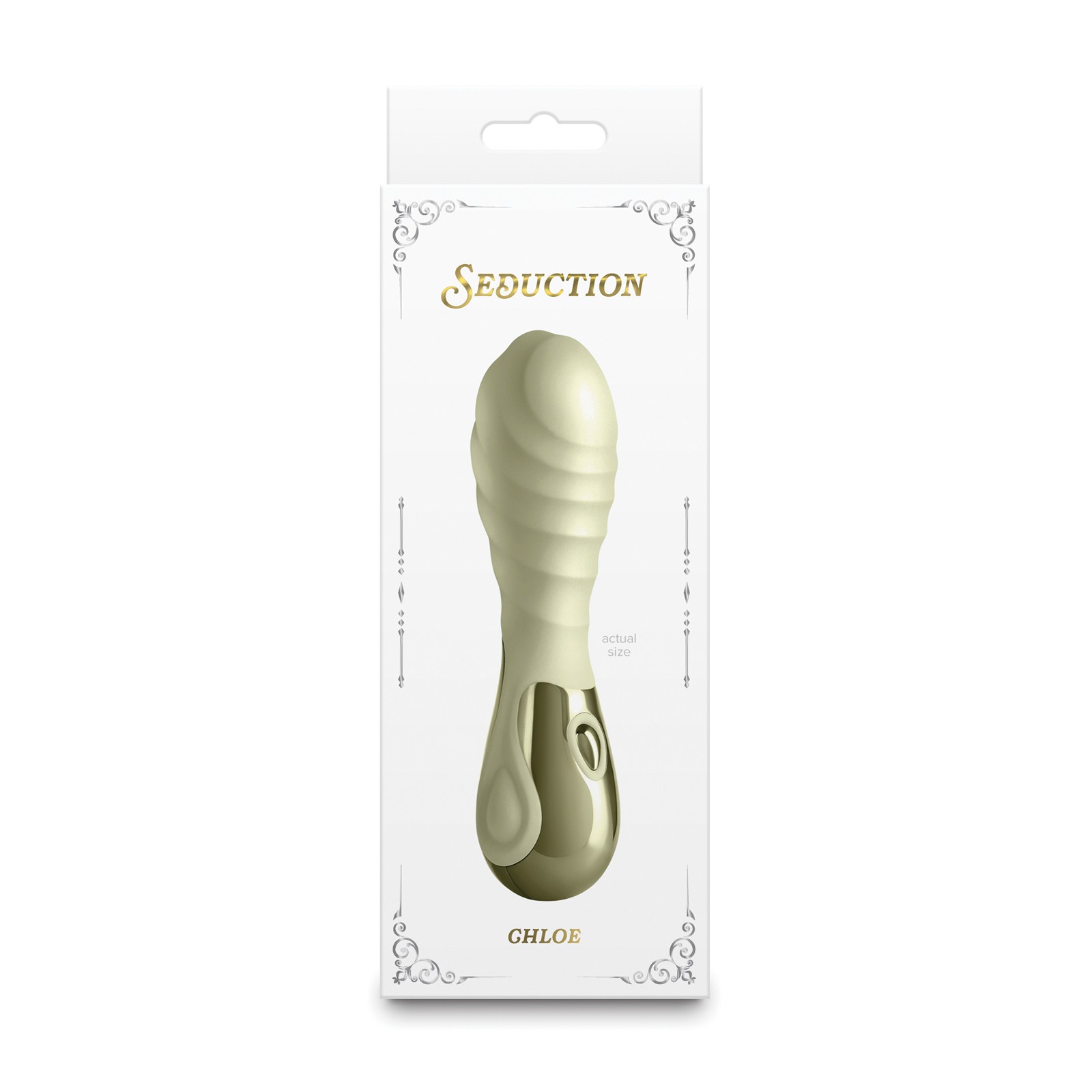 Seduction Chloe Vibrador Crema Metálica