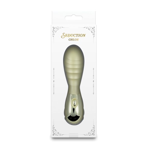 Seduction Chloe Vibrador Crema Metálica