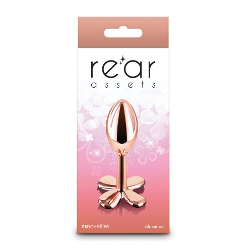 Rear Assets Clover Rose Gold Anal Toy