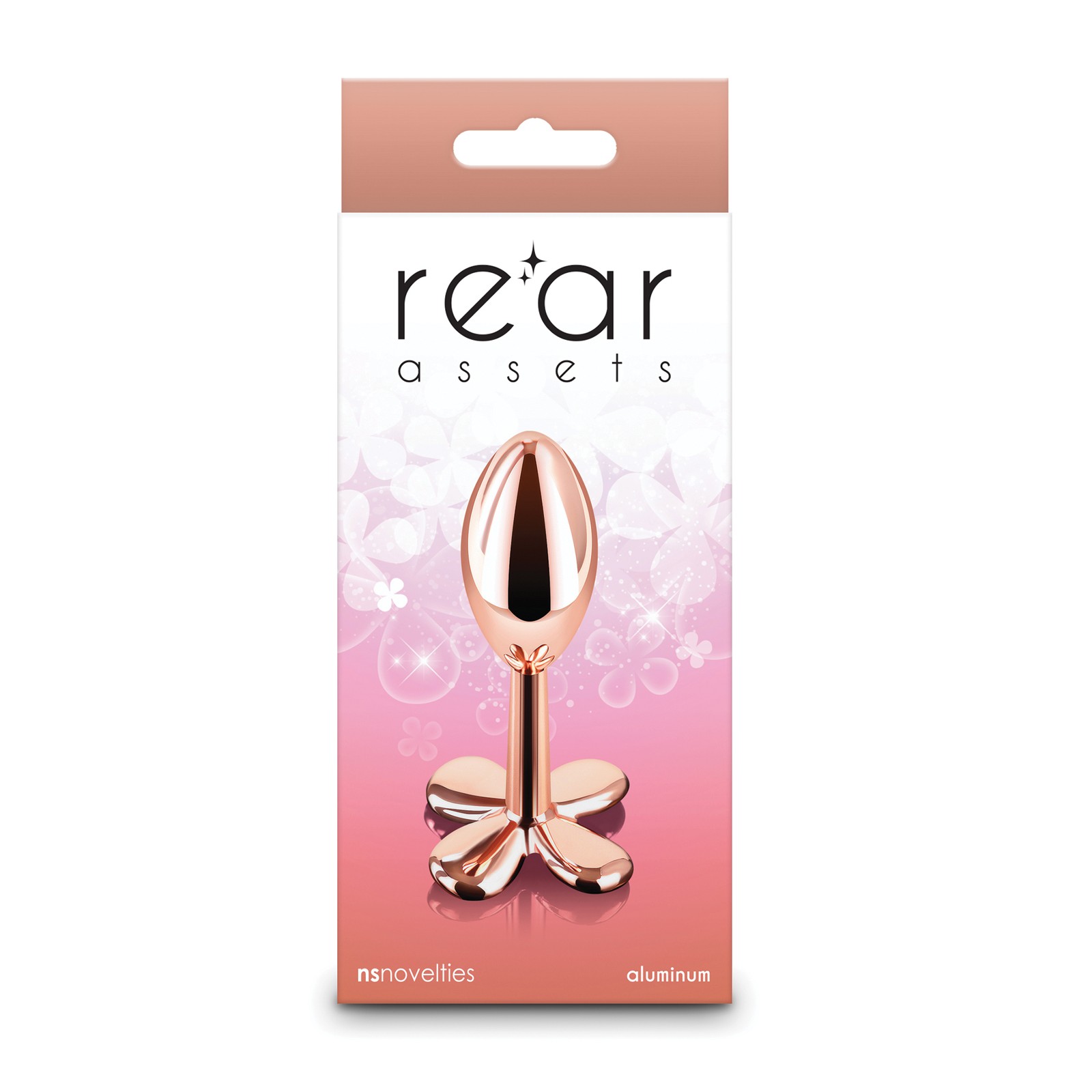 Rear Assets Clover Rose Gold Anal Toy