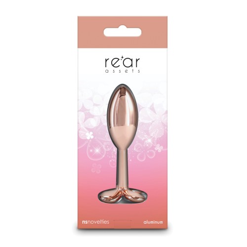 Rear Assets Clover Rose Gold Anal Toy