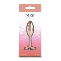 Rear Assets Clover Rose Gold Anal Toy