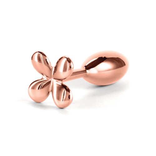 Rear Assets Clover Rose Gold Anal Toy