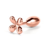 Rear Assets Clover Rose Gold Anal Toy