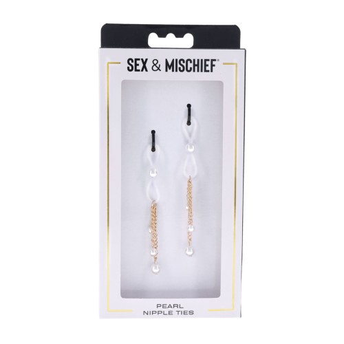 Pearl Nipple Ties - Sex & Mischief