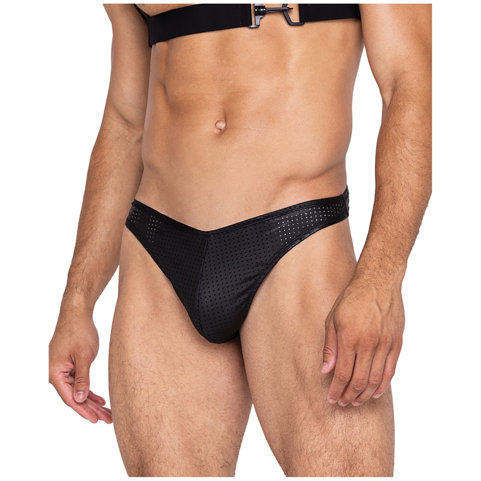 Master Thong Contoured Pouch Black MD