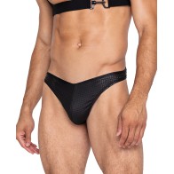 Master Thong Contoured Pouch Black MD