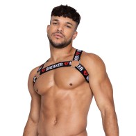 Heartbreaker Harness with O-Ring Detail Black/Red L/XL