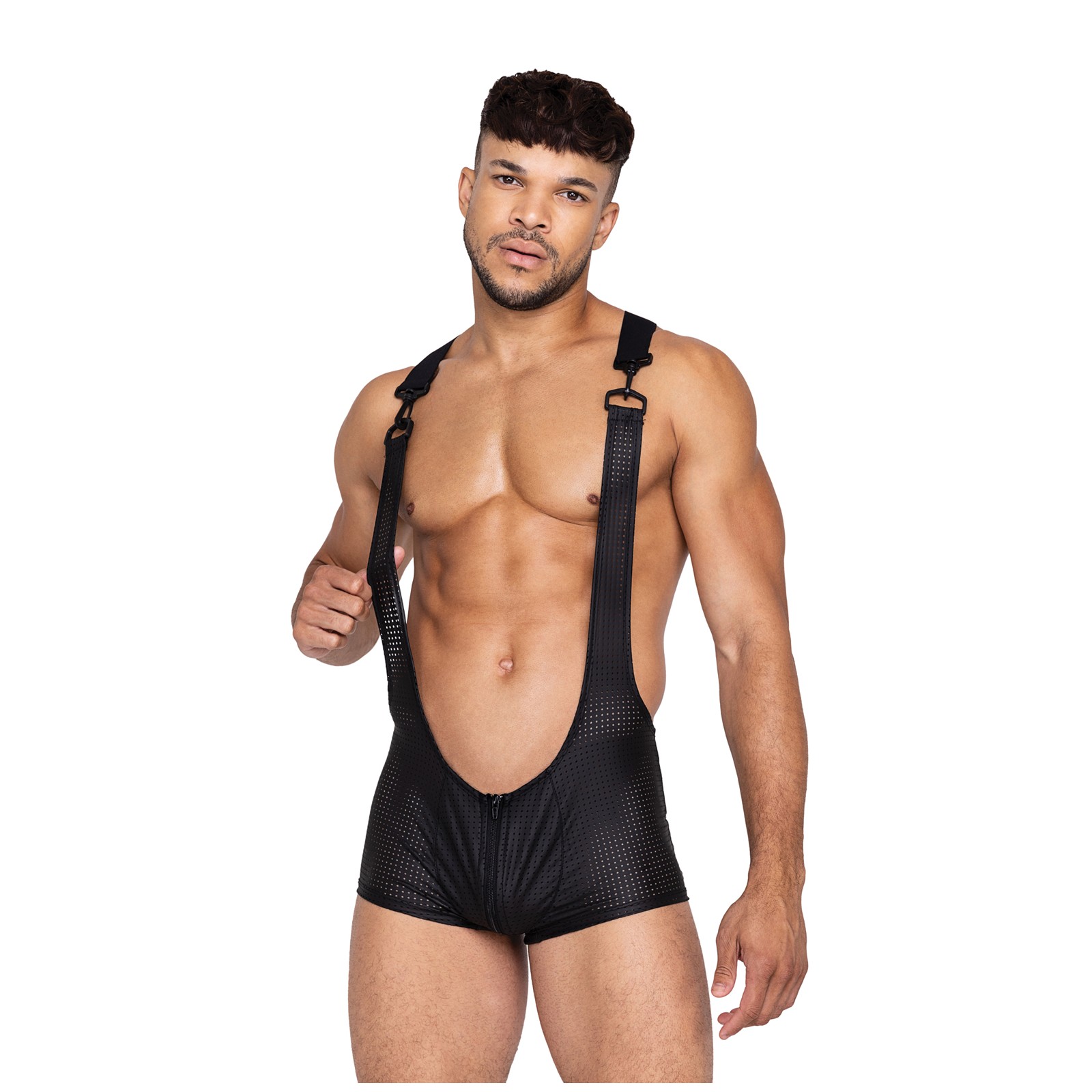 Singlet Master con Cierre de Gancho Anillo Negro XL