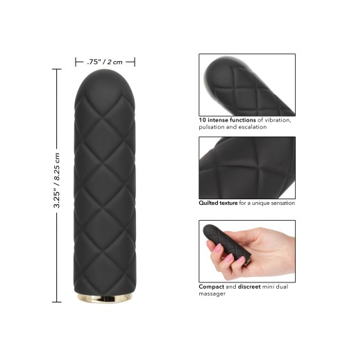 Raven Quilted Seducer Mini Massager