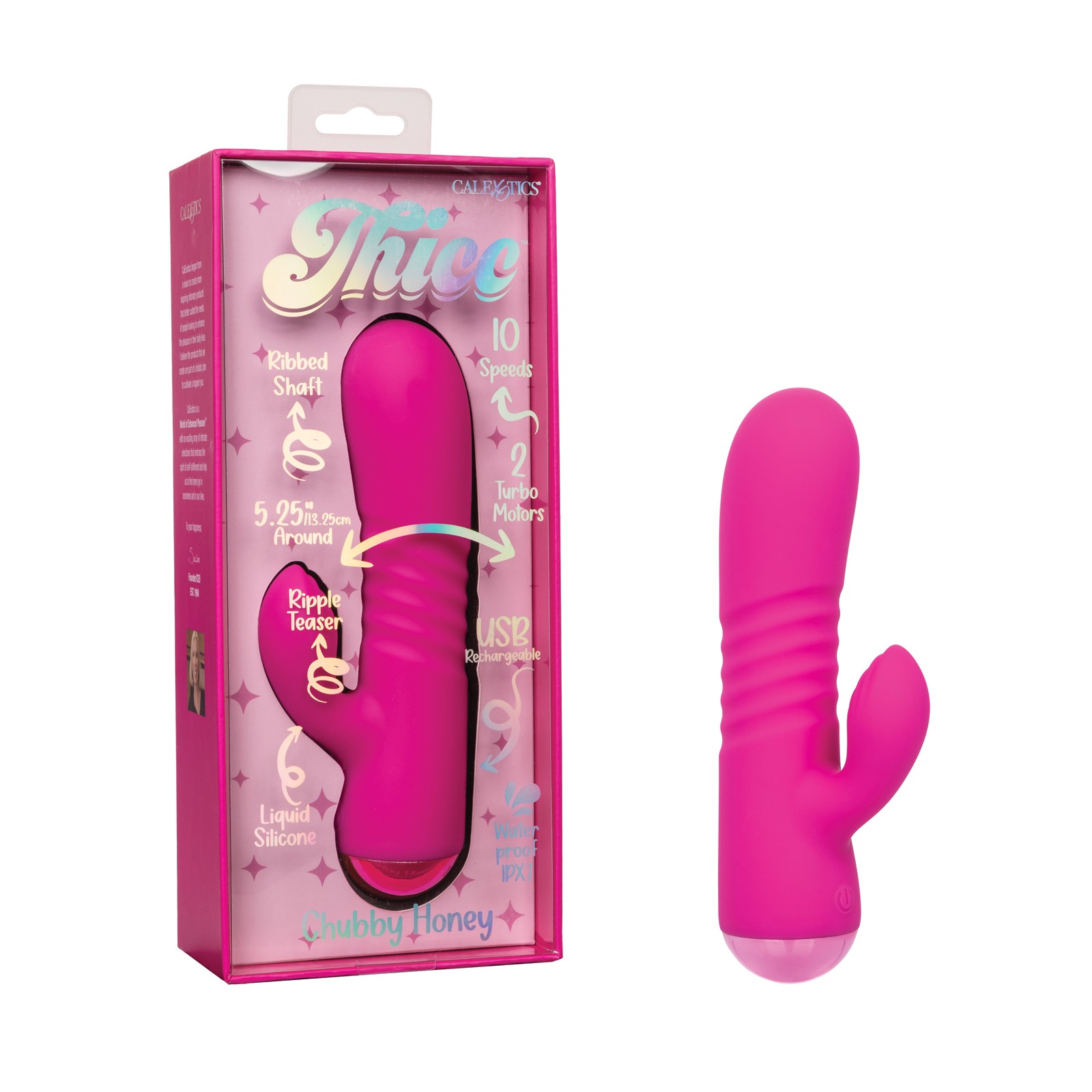 Thicc Chubby Honey Vibrator Pink