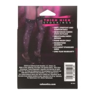 Radiance Thigh High Stockings - Black O/S