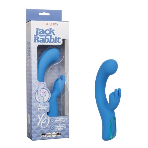 Jack Rabbit Elite Suction Rabbit Blue - Ultimate Pleasure Toy