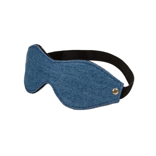 Ride 'Em Premium Denim Eye Mask for Sensory Play