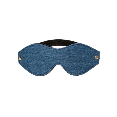 Ride 'Em Premium Denim Eye Mask for Sensory Play