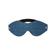 Ride 'Em Premium Denim Eye Mask for Sensory Play