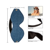 Ride 'Em Premium Denim Eye Mask for Sensory Play