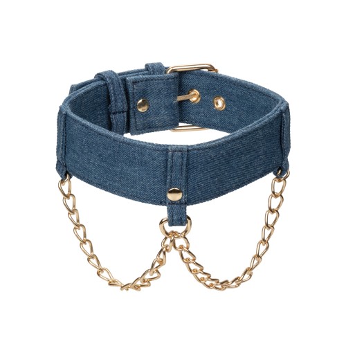 Collar Ride Em de la Colección Premium Denim con Correa