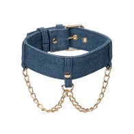 Collar Ride Em de la Colección Premium Denim con Correa