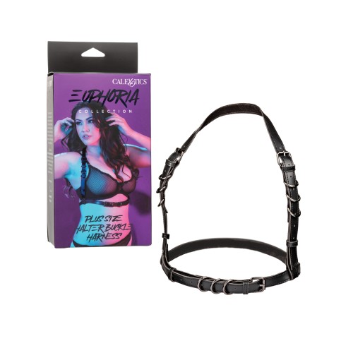 Euphoria Plus Size Halter Buckle Harness