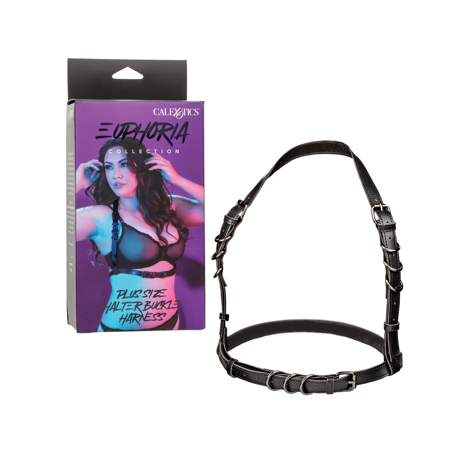 Euphoria Plus Size Halter Buckle Harness