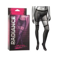 Radiance Garter Skirt with Thigh Highs for Seductive Style