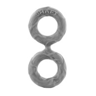 Anillo Doble C-Shaft Grande Gris