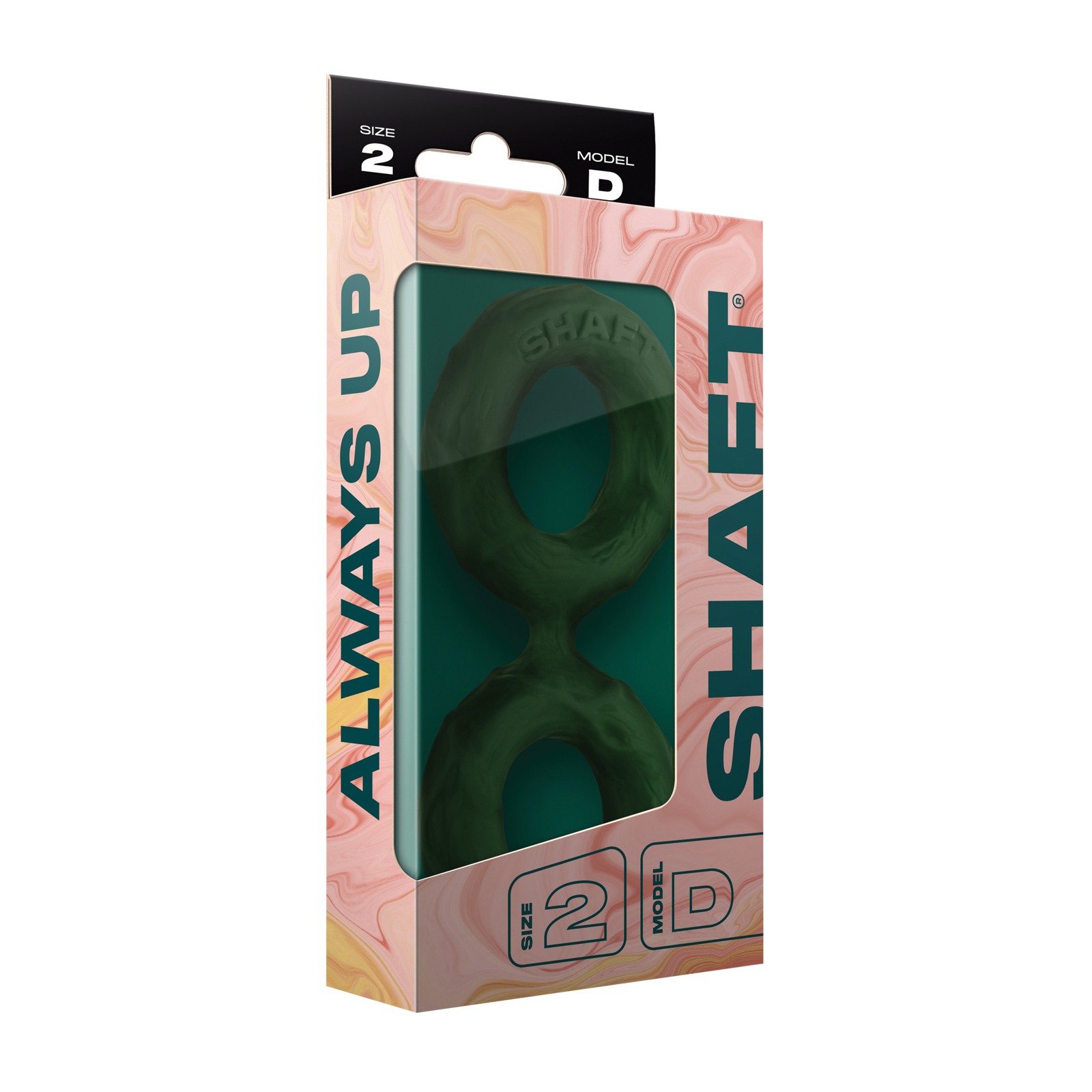 Shaft Medium Green Double C-Ring for Enhanced Pleasure