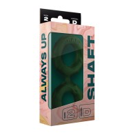 Shaft Medium Green Double C-Ring for Enhanced Pleasure