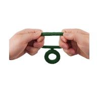 Shaft Medium Green Double C-Ring for Enhanced Pleasure